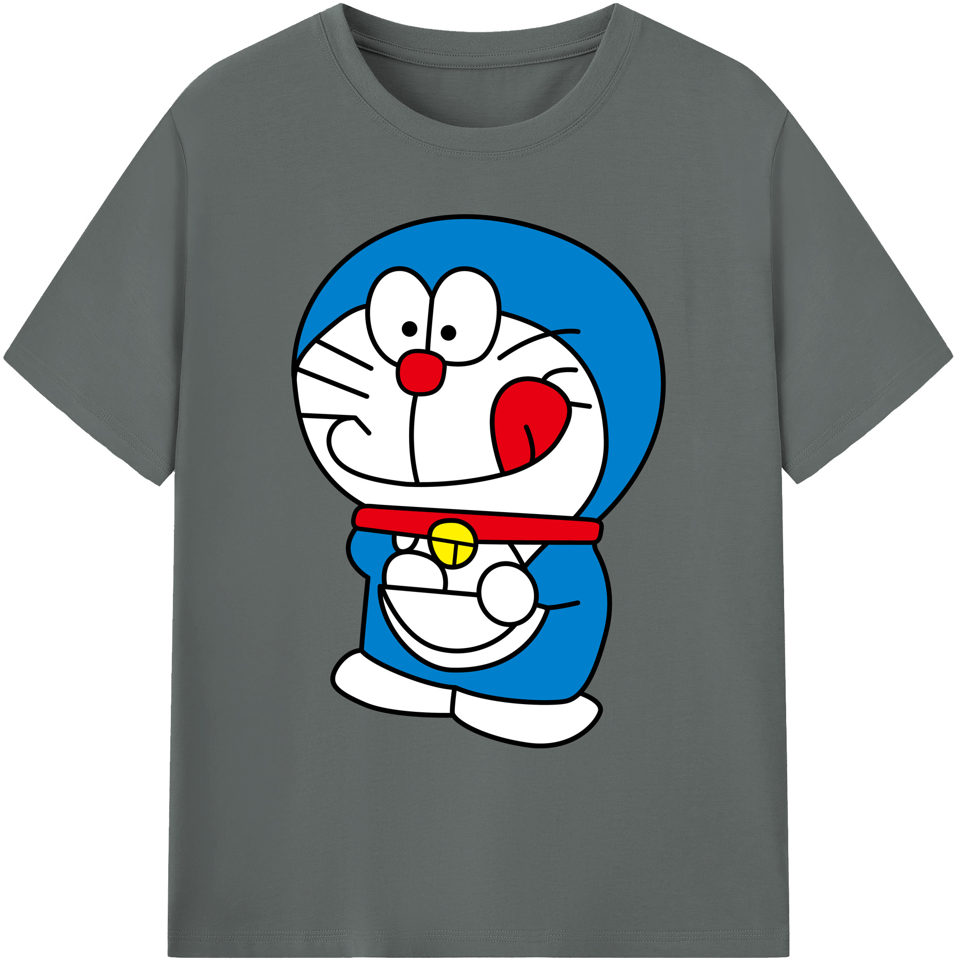（画像用） ドラえもん Doraemon 綿100％ メンズ半袖Tシャツ｜肌触りやわらか＆通気性